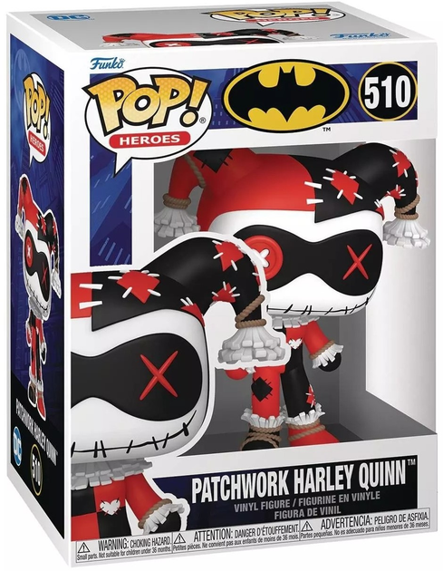 Фігурка Funko Pop Animation Patchwork Harley 80905 (889698809054) - зображення 1