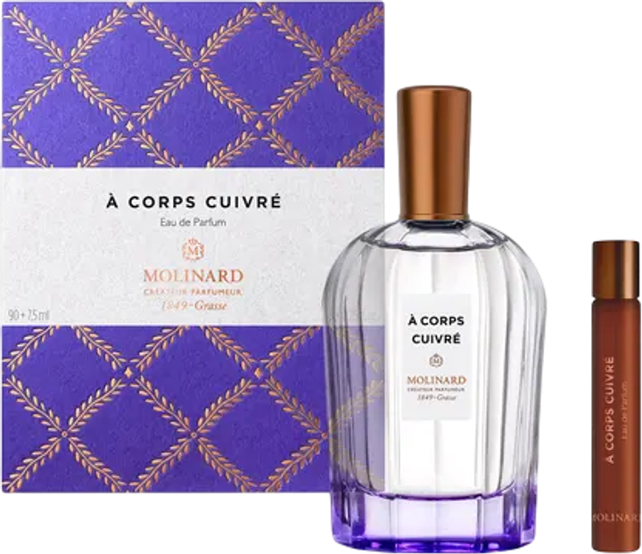 Zestaw damski Molinard A Corps Cuivre Woda perfumowana 75 ml + Miniaturka Woda perfumowana 7.5 ml (3305400100358) - obraz 1