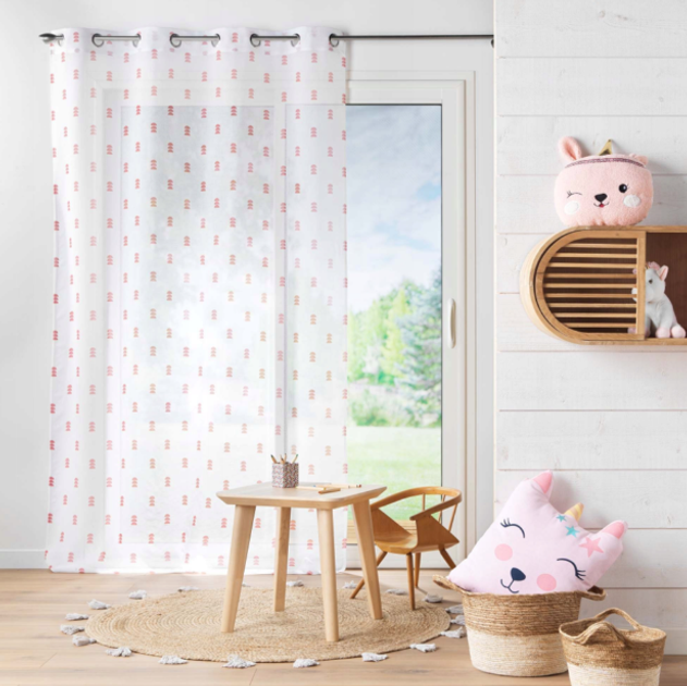 Штора для дитячої кімнати Douceur d'interieur Geokid геометричний візерунок 140 x 240 см (3574386274760) - зображення 3