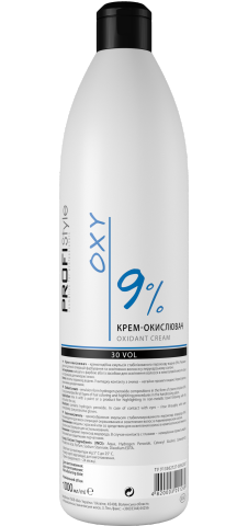 Крем-окислювач Profistyle 9% для фарбування та освітлення волосся 1000 мл - Фото 2 Крем-окислювач Profistyle 9% для фарбування та освітлення волосся 1000 мл - зображення 2