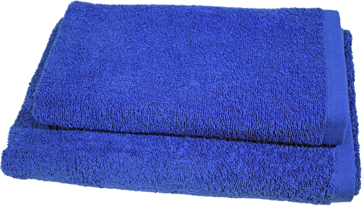 Набір 2 махрових рушників GM Textile Бавовняні 50x90 + 70x140 см Сині від Rozetka на платформі USKIDKA Акція на Набір 2 махрових рушників GM Textile Бавовняні 50x90 + 70x140 см Сині від Rozetka