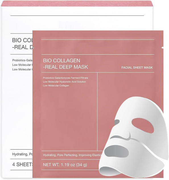 Нічна гідрогелева маска Biodance Bio Collagen Real Deep Mask з колагеном 34 г (8809937360827/8809937360834) - зображення 3