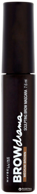 Тушь для бровей Maybelline New York Brow Drama 7.6 мл Коричневая ...