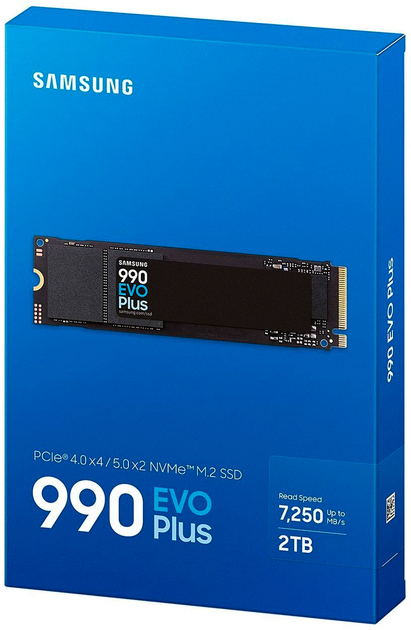 SSD диск Samsung 990 Evo Plus 2TB M.2 PCIe 4.0 x4/5.0 x2