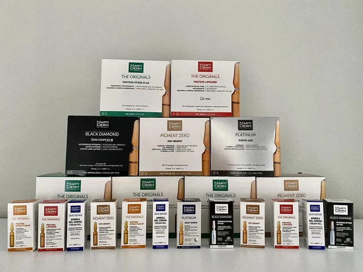 Ампулы PROTEOS HYDRA PLUS SP, Marti Derm, для осветления и увлажнения, 5 по 2 мл - изображение 6