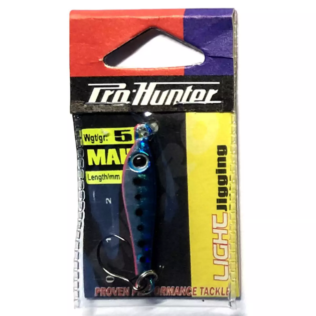 Пилькер Prohunter Mahi with single hook 5g Темно-бирюзовый (1013-9637.00.92) - Фото 1 Пилькер Prohunter Mahi with single hook 5g Темно-бирюзовый (1013-9637.00.92) - изображение 1