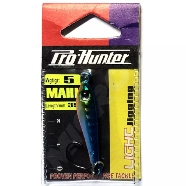Пилькер Prohunter Mahi with single hook 5g Темно-синий (1013-9637.00.93) - Фото 1 Пилькер Prohunter Mahi with single hook 5g Темно-синий (1013-9637.00.93) - изображение 1