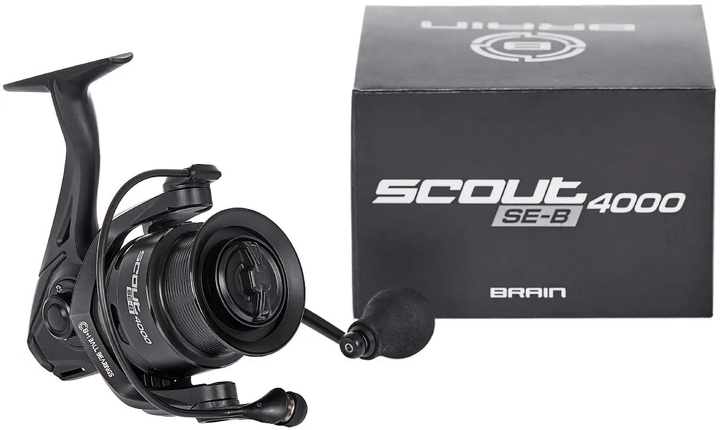 Котушка Brain Scout SE-B 4000S 8+1BB 4.9:1 Black (1013-1858.46.40) - зображення 4