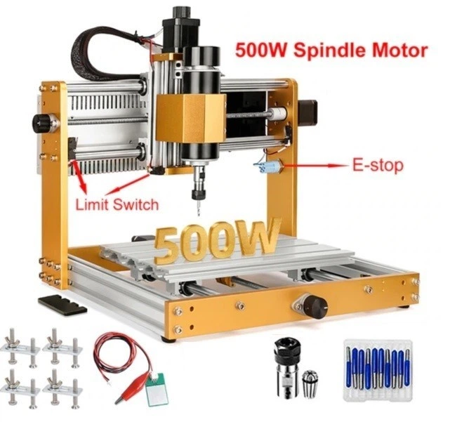 Фрезерный станок с ЧПУ CNC 3018 PLUS гравер 500W – фото, отзывы
