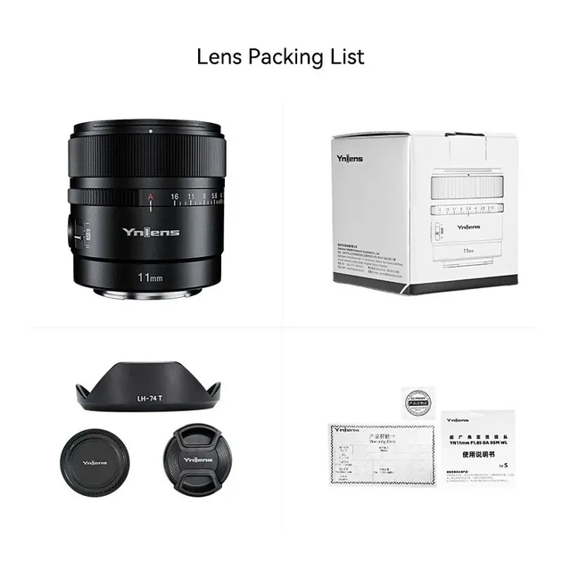 Объектив YongNuo Ynlens YN11mm F1.8S DA DSM WL для Sony E mount автофокусный - Фото 6 Объектив YongNuo Ynlens YN11mm F1.8S DA DSM WL для Sony E mount автофокусный - изображение 6