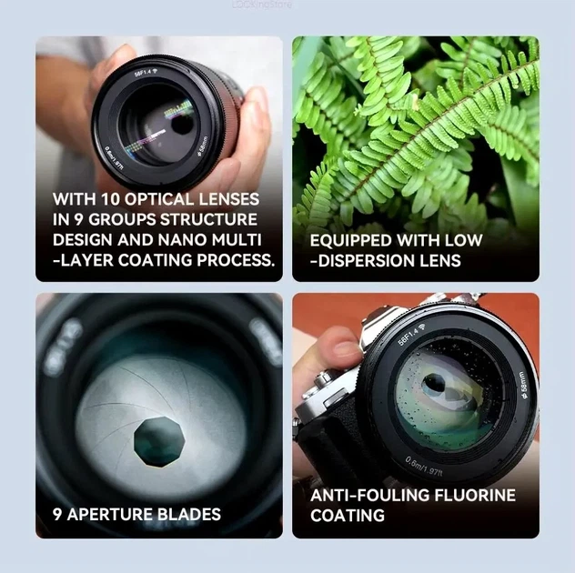 Объектив YongNuo YN56mm F1.4Z DA DSM WL Pro Z-mount для Nikon Z-mount - изображение 8