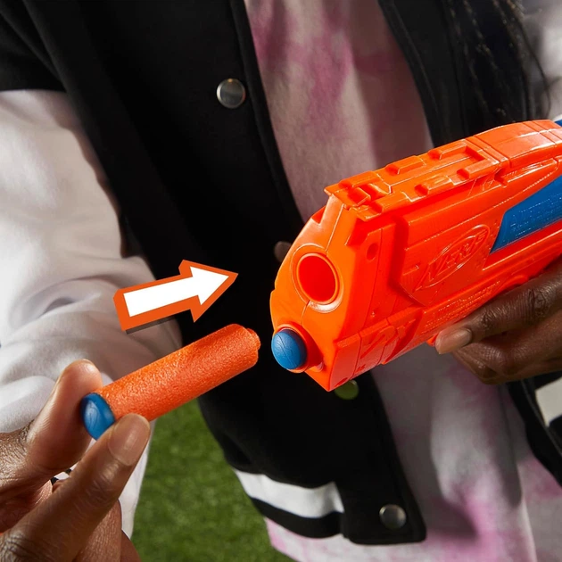 Бластер Hasbro Nerf N Series Вард Ward, 2 патрона G0132 - изображение 8