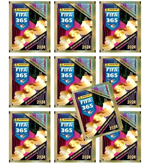 30 пакетиків з наклейками Panini FIFA 365 2024 - Фото 1 30 пакетиків з наклейками Panini FIFA 365 2024 - изображение 1