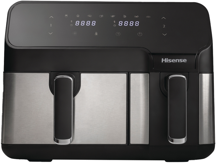 Мультипіч-фритюрниця Hisense HAF2900D (2 чаші, 5,3+3,3 л) - изображение 3