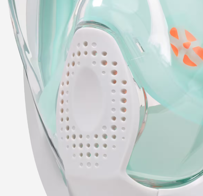 Полнолицевая Маска для Плавания Ныряния Снорклинга Subea Easybreath+ Freetalk S/M Бирюзовый - Фото 6 Полнолицевая Маска для Плавания Ныряния Снорклинга Subea Easybreath+ Freetalk S/M Бирюзовый - изображение 6