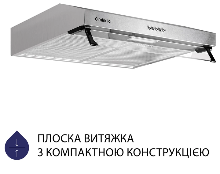 Витяжка Minola HPL 514 I (плоска) - изображение 2