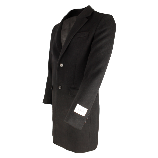 Пальто чоловіче Jack & Jones Чорний XS 190124-949405 - зображення 2
