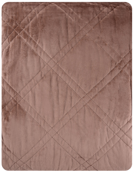 Покривало Soho Velvet Vip Romb Latte двоспальне 220x240 см поліестер (A120124) - зображення 3