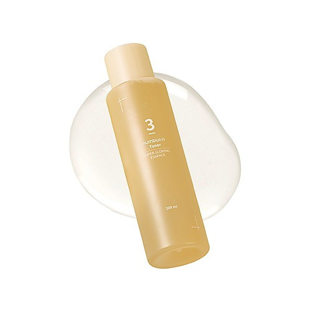 Тонер-есенція Numbuzin No.3 Super Glowing Essence для сяйва шкіри 200 мл (8809652580128) - зображення 3