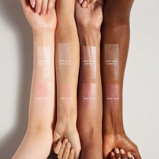 Хайлайтер для лица и тела Fenty Beauty Diamond Bomb All-Over Diamond Veil оттенок Rosé Rave 8г - изображение 8