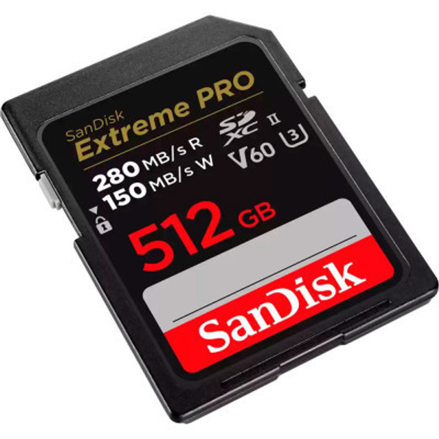 Карта памяти SanDisk 512GB SDXC class 10 UHS-II U3 V60 (SDSDXEP-512G-GN4IN) - изображение 3