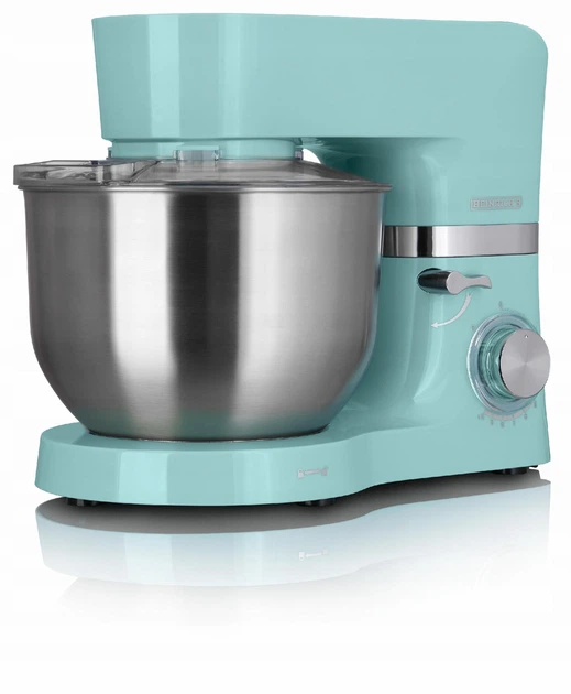 Кухонный комбайн HEINRICH'S HKM 6278 MINT 1300 Вт 6,5 л 10 скоростей импульсный режим + насадки Зеленый - изображение 2