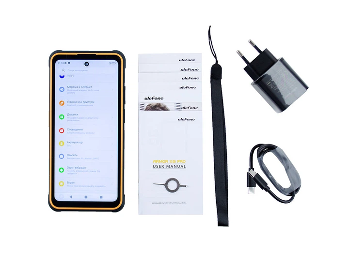 Мобильный защищенный смартфон Ulefone Armor X31 Pro (8+256Gb) Orange - изображение 4