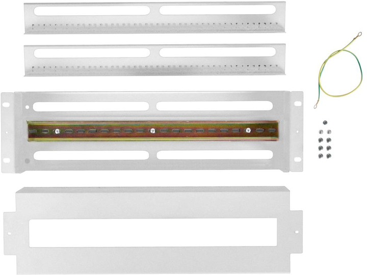 Смуга вимикачів Lanberg 19" 3U TS-35 DIN White (AK-VDP103-S) - зображення 5