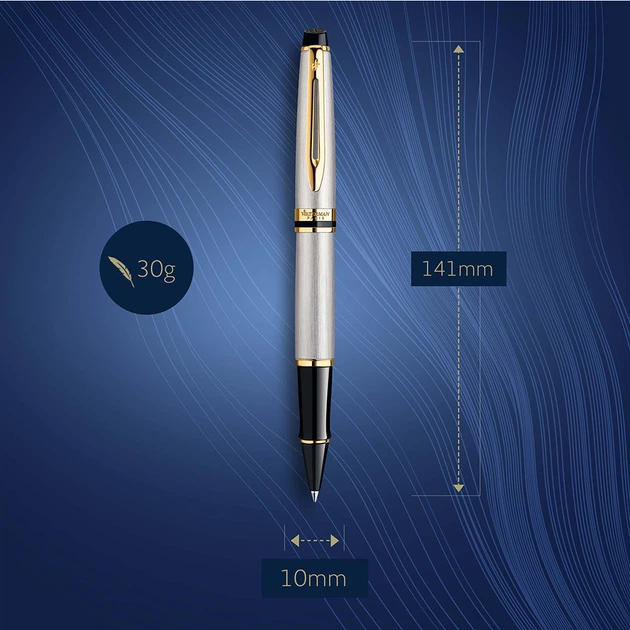 Ручка-ролер Waterman EXPERT Stainless Steel GT RB 40 042 - зображення 5