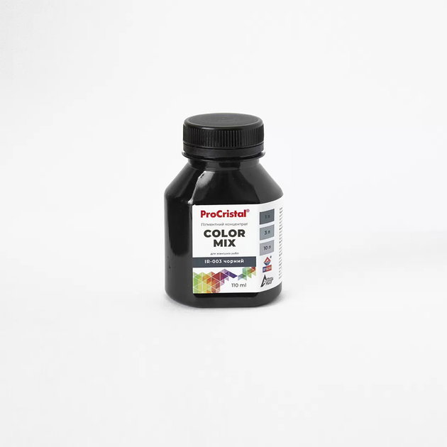 Пигментный концентрат ProCristal Color Mix, 110 мл, черный - изображение 3