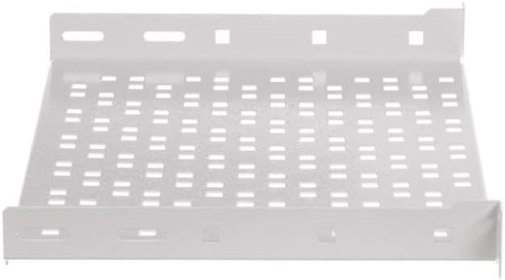 Półka do szafy serwerowej Netrack 19'' 1U/300 mm Grey (119-100-300-011) - obraz 3
