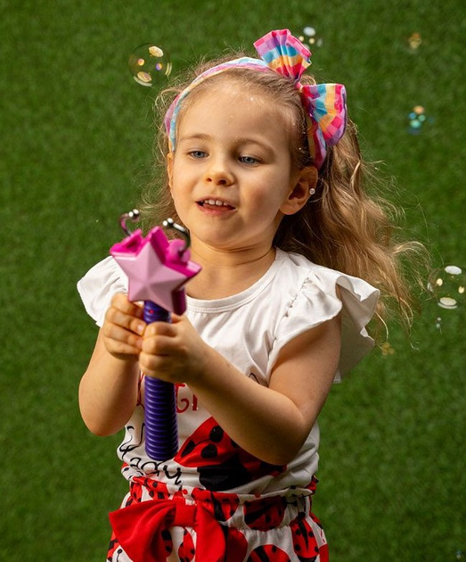 Набір для створення мильних бульбашок Fru Blu Bubble Catcher Star Set з рідиною 0.4 мл DKF0914 (5908273000213) - зображення 6