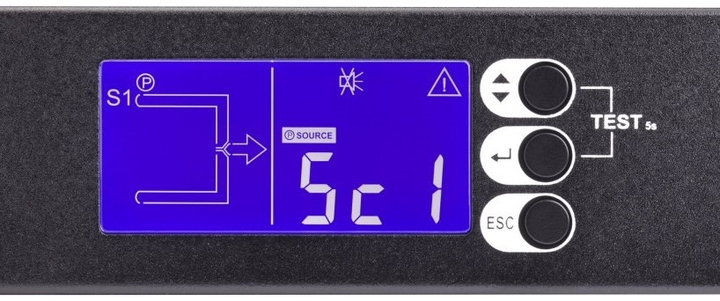 Автоматичне введення резерву Eaton ATS Rack PDU 1U Black (EATS16) - зображення 3