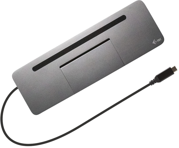 i-tec USB-C Metal Ergonomic 4K 3x Display Docking Station Power Delivery 85 W (C31FLATDOCKPDPRO) - obraz 3