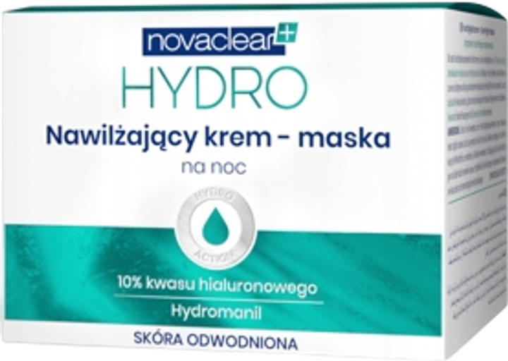 Krem-maska do twarzy Novaclear Hydro nawilzajacy na noc 50 ml (5900779381346) - obraz 2