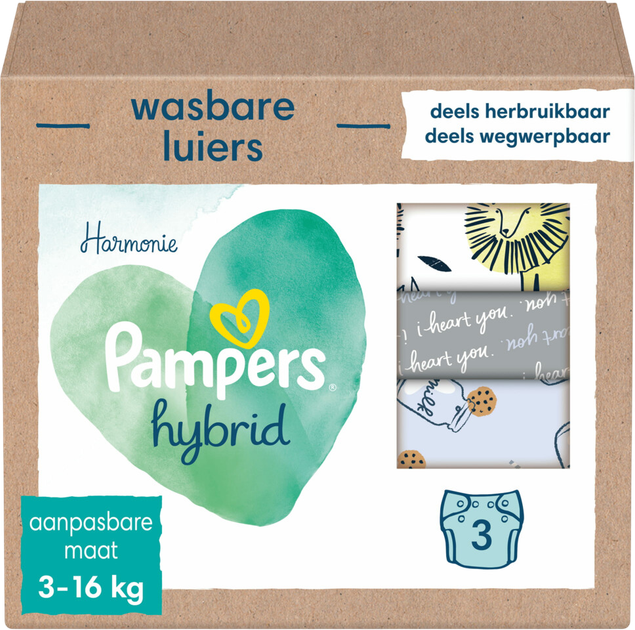 Набір підгузників Pampers Harmonie 3 шт (ZES8006540298022) - зображення 1