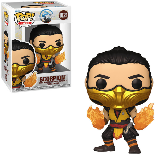 Фігурка Funko Pop! Mortal Kombat Game Franchise MK1 Scorpion 80274 (889698802741) - зображення 2