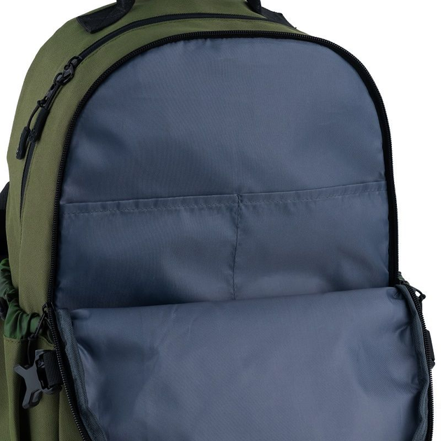 Рюкзак GoPack Education Teens 46x30x15 см 20 л Хакі (GO25-186L-3) - зображення 9