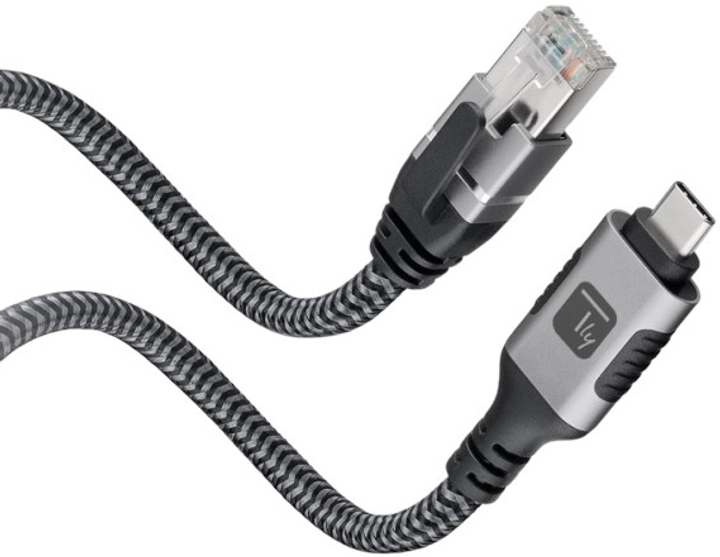 Kabel Techly USB Type-C to RJ-45 1 m (8059018369700) - obraz 4
