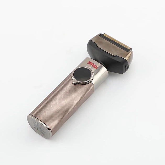 Аккумуляторная электробритва для бритья лица с USB, IPX5 и LED-дисплеем DSP DSP-60173 Pro Серый - изображение 7