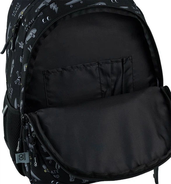 Рюкзак шкільний GoPack Education Break The Rules 39x29.5x12 см 17 л Чорний (GO25-175M-6) - зображення 11