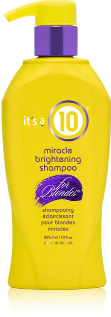 Шампунь для волосся блонд It's a 10 For Blondes Miracle Brightening 295 мл (898571001218) - зображення 2