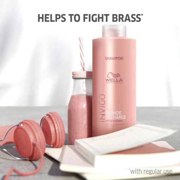 Шампунь для волосся блонд Wella Professionals Invigo Blonde Recharge 1 л (4064666043654) - зображення 3