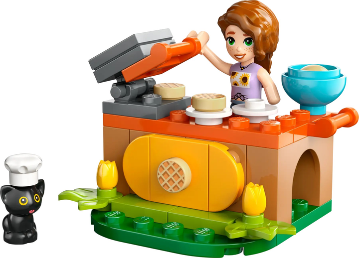 Zestaw klocków LEGO Friends Stoisko z goframi Autumn 37 elementy (30696) - obraz 2