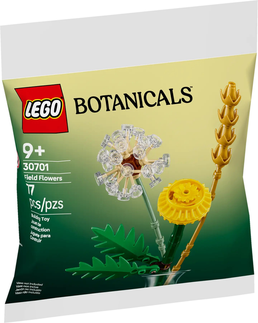 Zestaw klocków LEGO Botanicals Kwiaty polne 77 elementów (30701) - obraz 1