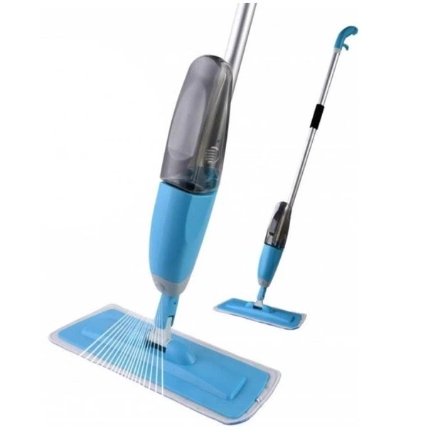 Швабра с распылителем универсальная Healthy Spray Mop для полов и окон, голубая - изображение 3