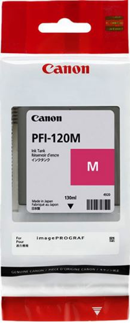 Tusz Canon PFI-102M 130 ml Magenta (2887C001) - obraz 1