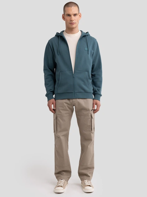 Толстовка на блискавці чоловіча Big Star Artish 304 4XL Зелена (5900714842482) - зображення 6
