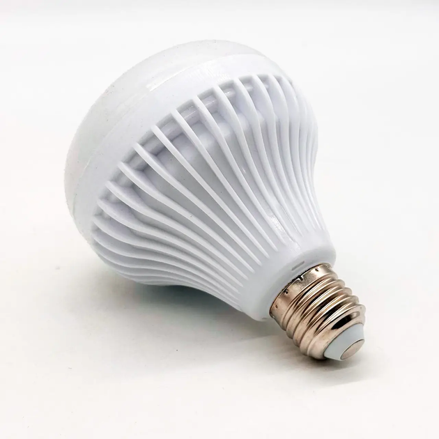 Лампа світлодіодна з колонкою (RGB/Bluetooth/12Вт/E27) / Смарт лампа / Розумна лампочка (L) - зображення 7