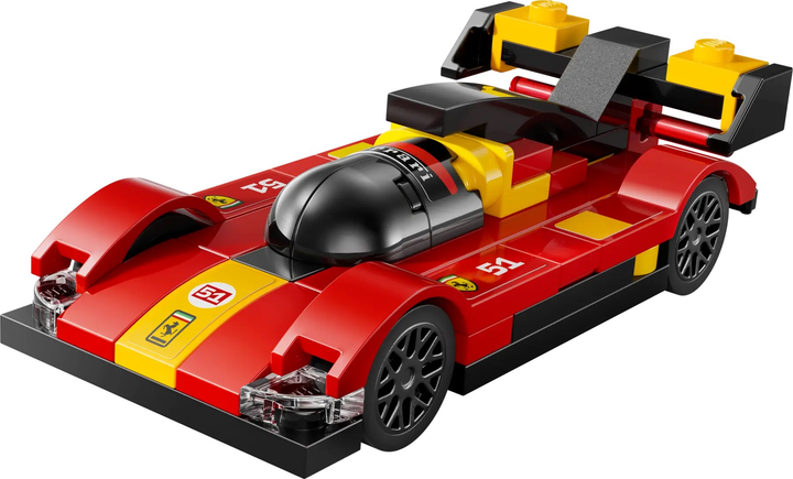 Zestaw klocków LEGO Speed Champions Ferrari 499P Hipersamochód 62 elementy (30709) - obraz 2